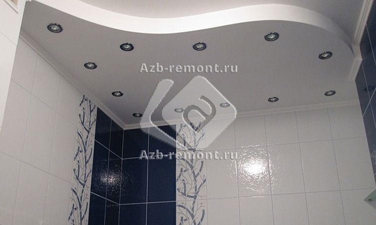 Потолок в ванной комнате: какой сделать?